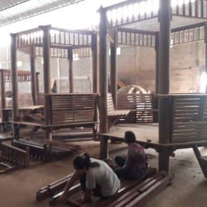 Gazibu 2 x 2 kayu glugu( pohon Kelapa)