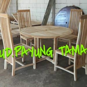 Set meja makan kursi balero