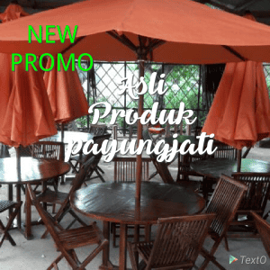 Tenda Taman Kafe Oranye