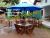 Tenda Kafe Taman Meja Kotak